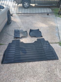 Rubber floor mats for 2015–2020 Ford F-150 and SuperCrew Raptor models.$200