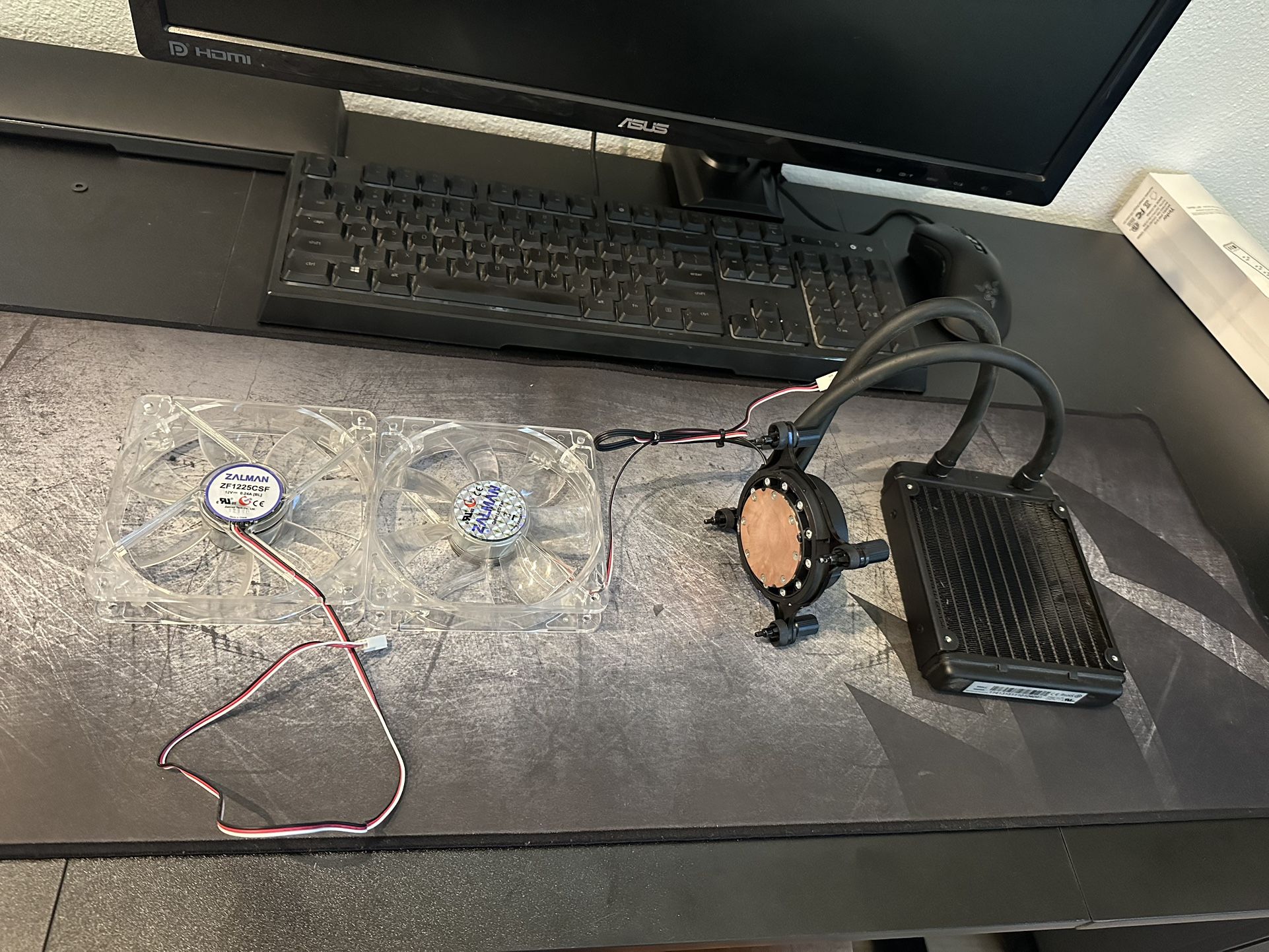 Asetek 550LC 120mm Liquid CPU Cooler with Dual Zalman Fans