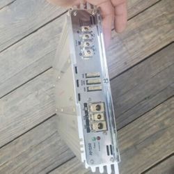 Old School Profile California CA 1200 surfboard amplifier 2 channel car amp Good