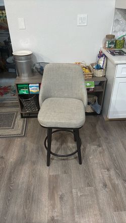 Upholstered Swivel Counter Stool