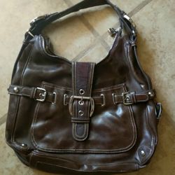 Kathy Ireland Dark Chocolate Handbag Purse