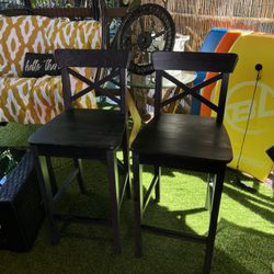 Two Bar Stools  80 