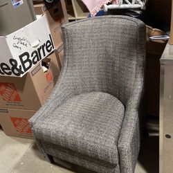 Rowe Brand Black And White Chair 