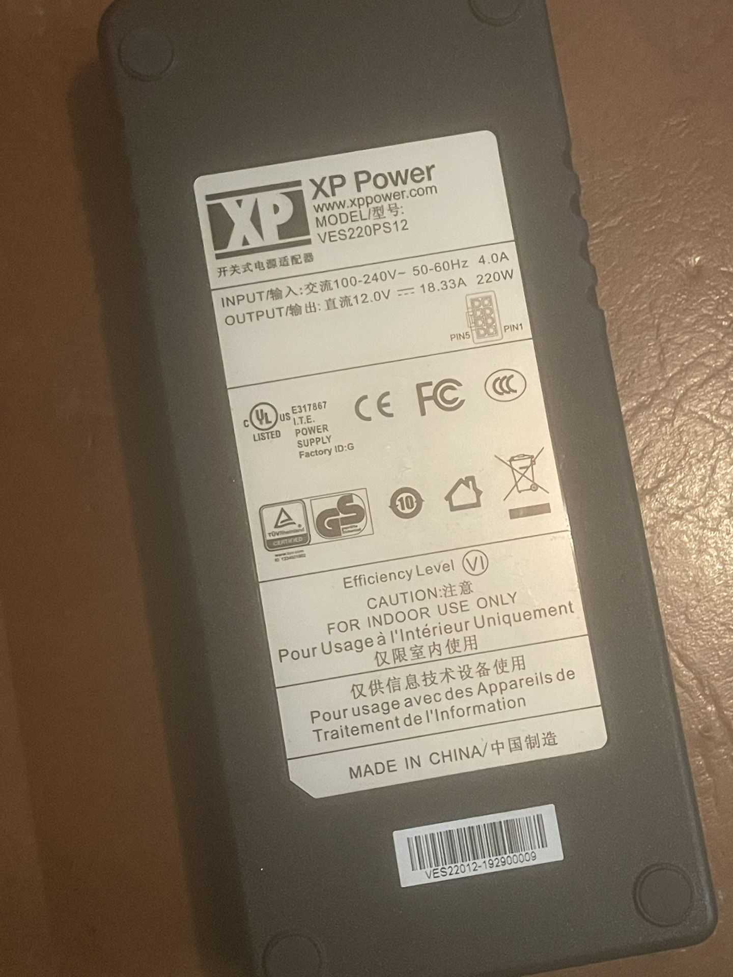 VES220PS12 XP Power