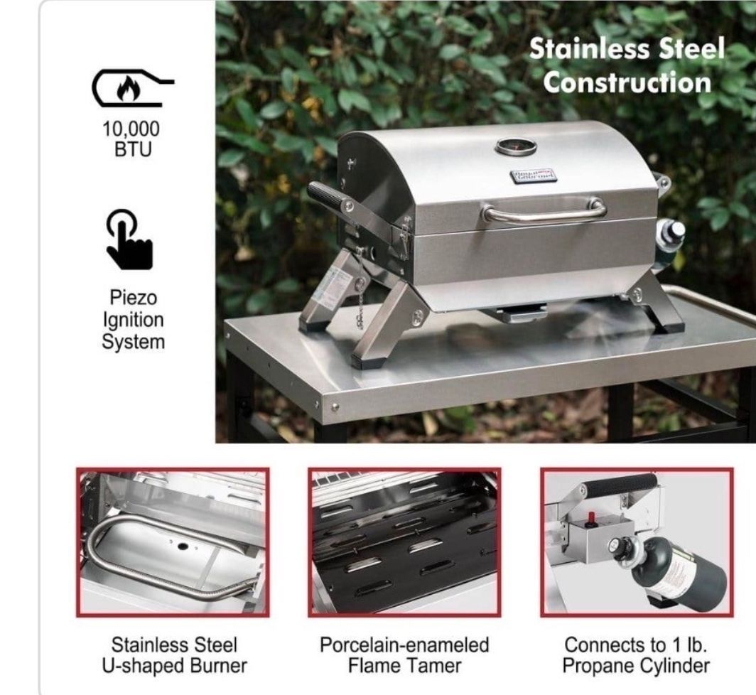 New in. Box COUNTER TOP BBQ GRILL