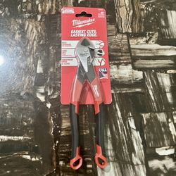 Milwaukee 8 in. diagonal cutting pliers with comfort grip