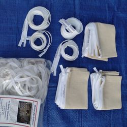 Long arm sewing machine zippers