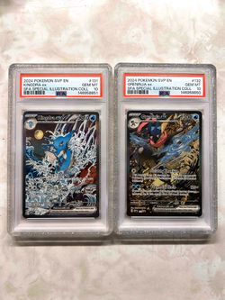 Sequential Greninja & Kingdra EX Speical Illustration Promos PSA 10 Pokemon
