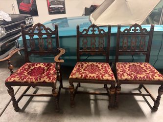 Berkey &gay chairs 6 antique chairs 220 cash