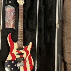 Peavey Limited Edition American Flag LTD-ST Electric Guitar (1 of 150 Ever Made) With OHSC