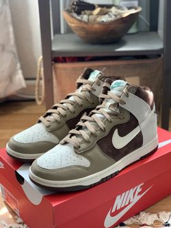 Nike Dunk High Light Chocolate ..Size .10.5