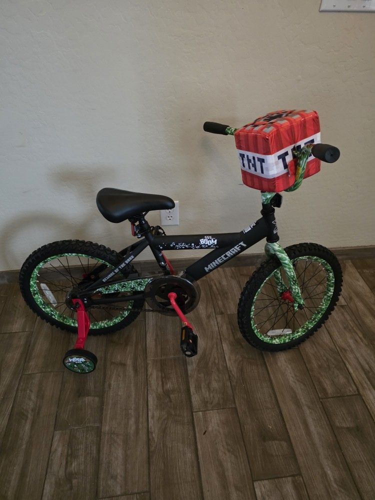 Dynacraft Minecraft 12-Inch Boys BMX Bike