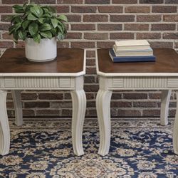 Set of nightstands/end tables-freshly refinished
