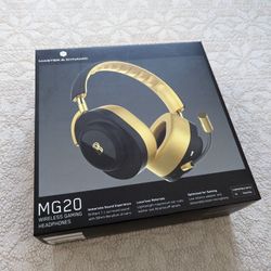 Gold Gaming Headset - MG20 Wireless Gaming Headphones - Ben Baller Edition