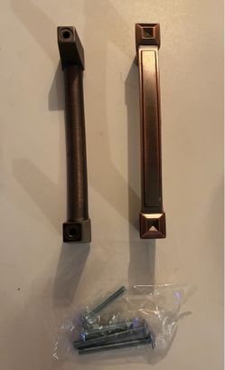 Cabinet Pulls - metal in bronze gold finish