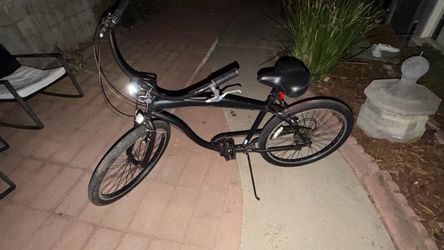 Beach Cruiser Bike, 5-Speed — Lights & Cover Included