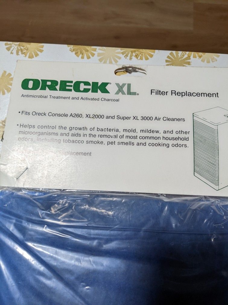 Oreck a260 on sale replacement filters