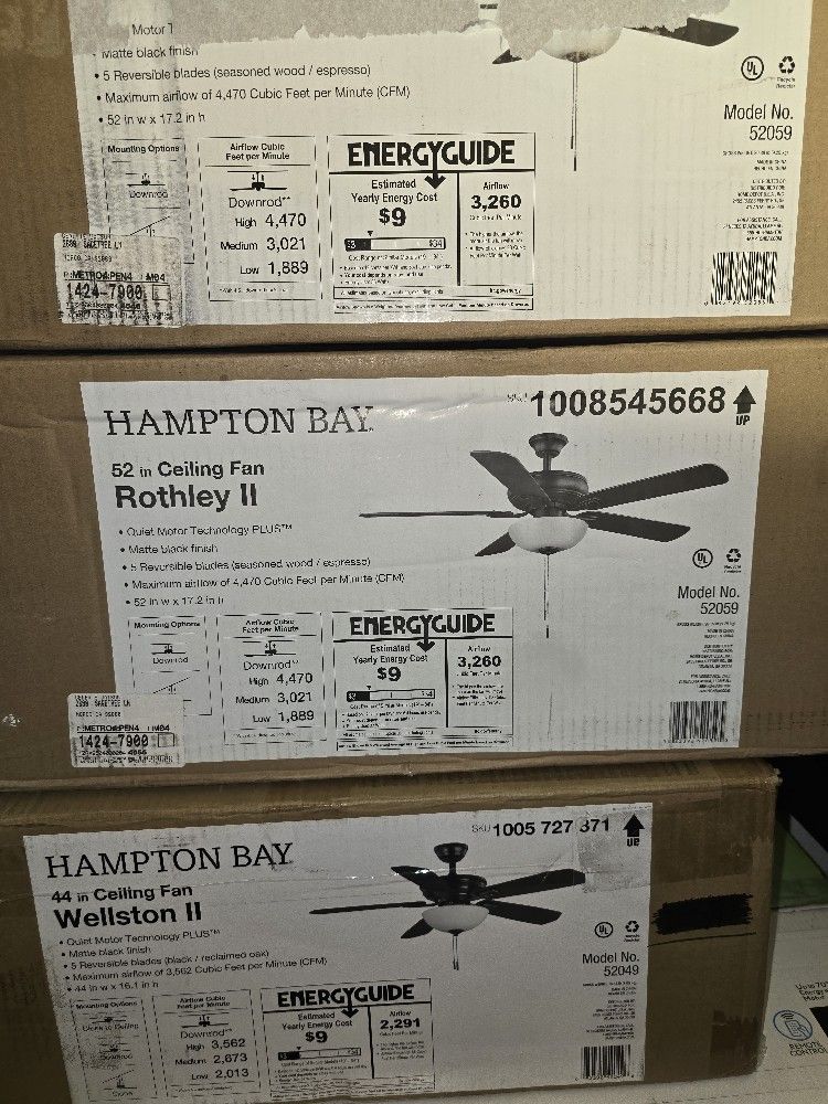 6 / Abanicos Nuevos Negros A Solo $55 Cada Uno