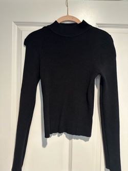 Fitted Ribbed Sweater size L