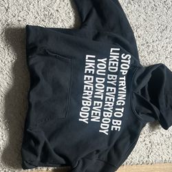 Black Capri Brand Hoodie