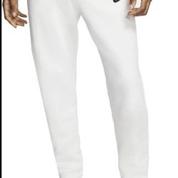 Nike Men's Sports Wear Club Fleece Jogger, White, X-Large (BV2671 100)