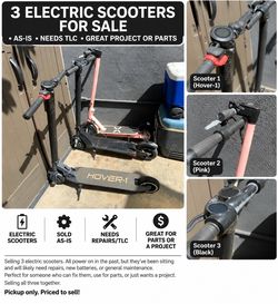 3 scooters