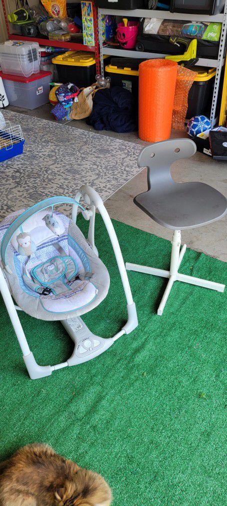 Electric Swing And Kids Chair