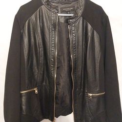 Marc New York Andrew Marc Women's Black Zipper Jacket Size 2XL $10
