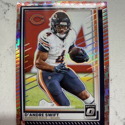 2025 Panini Donruss Optic - D'Andre Swift #154 One Hundred 100 Parallel