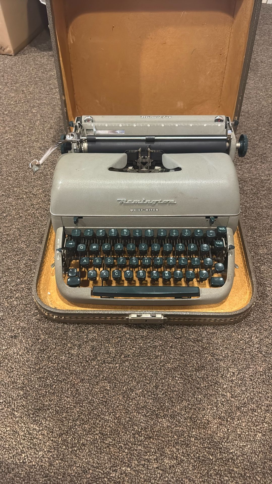 Typewriter With Case