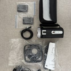 Digital Camcorder Video Camera 4K for Students Teens Beginner, 4K 60FPS Video Recorder 48MP Photo Video Camera Kit with Extral Mic, Remote