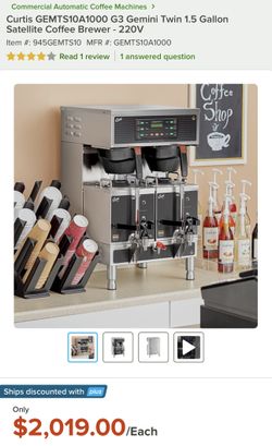 Commercial coffee maker