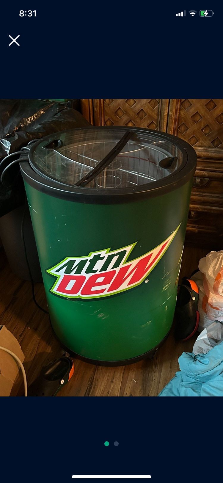 My Dew Rolling Cooler
