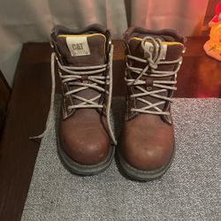 Steal Toe Womas Caterpillar Work boots Size 6  