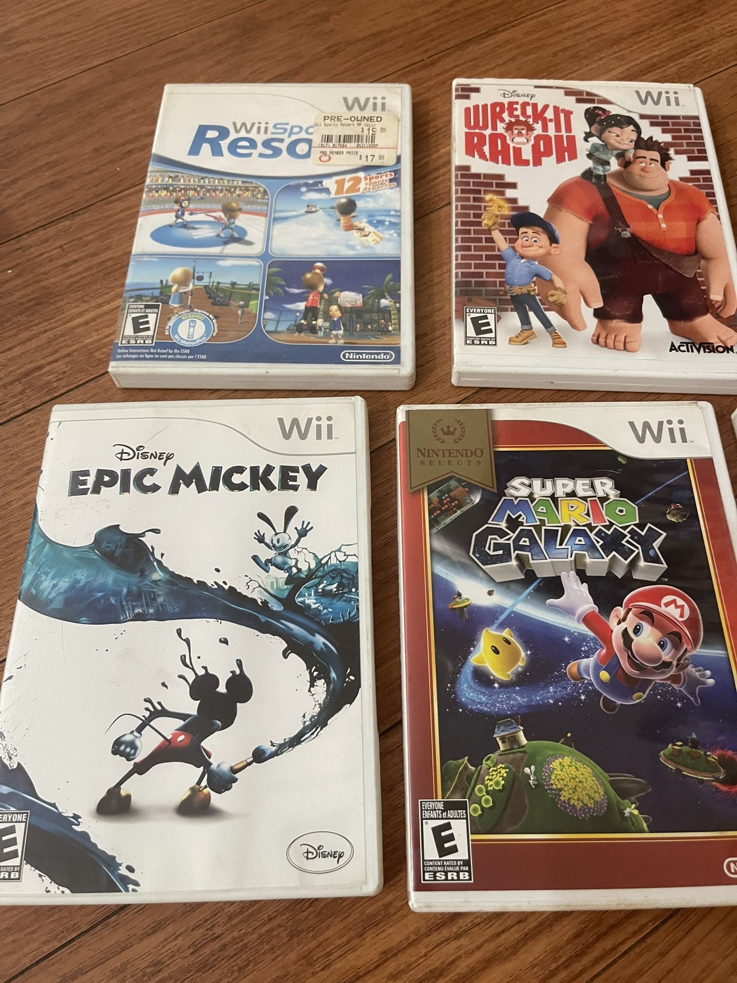 Wii Games. Set Of 5