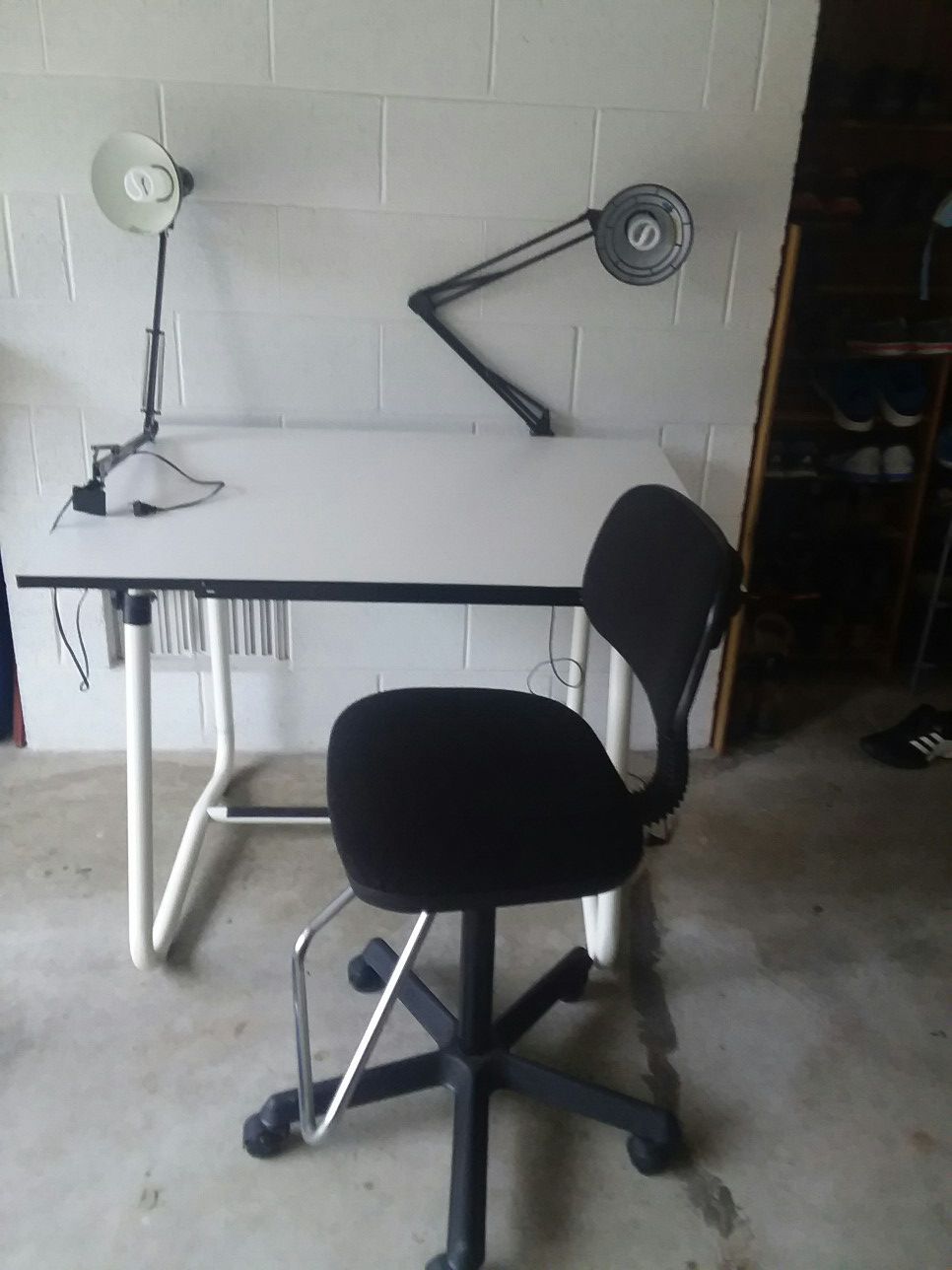 Drafting Table with Lots of Extras