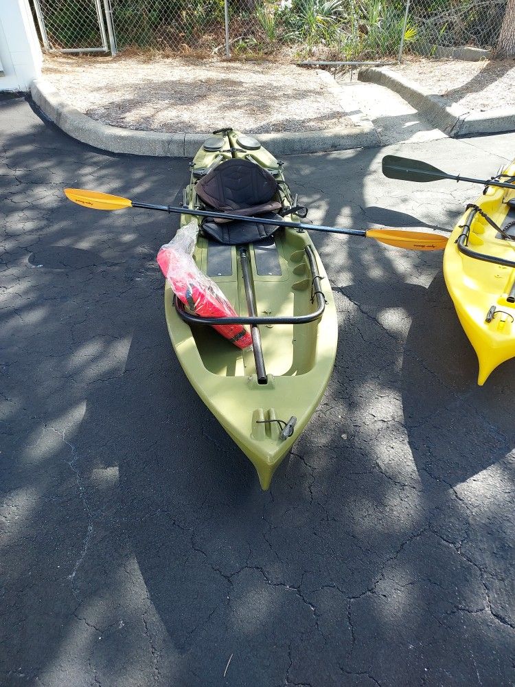 One Freedom Hawk 12 Fishing Kayak Left