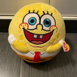 Ty Beanie Ballz 5" ~ Regular ~ SPONGEBOB SQUAREPANTS ~ MWMT ~ RARE ~ 2012 ~