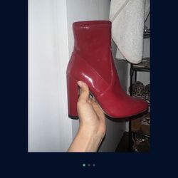 Red Aldo Booties