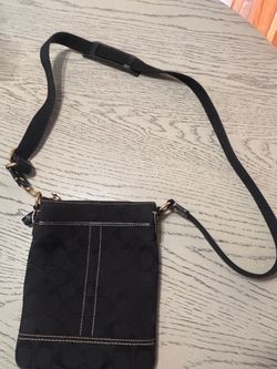 Coach Black Signature Crossbody Bag
