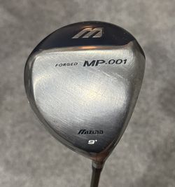 MIZUNO MP.001 Driver 9• Loft-Aldila Stiff Shaft-Golf Pride Grip