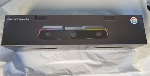 Sound Bar 2.0 With Led Lights- Good for Computers