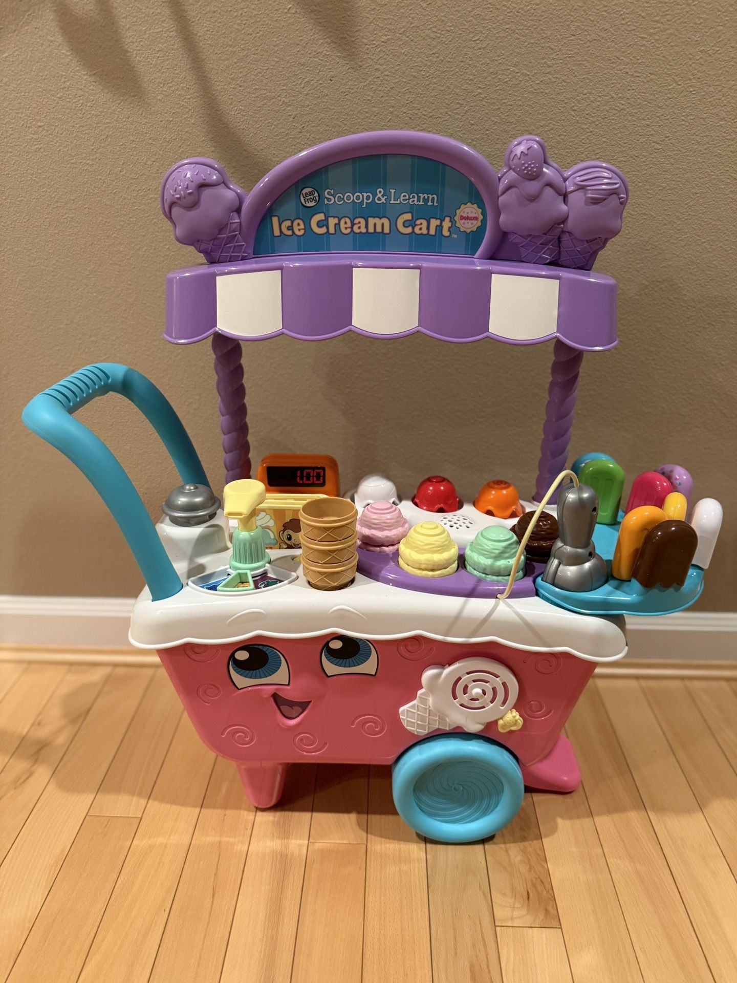 LeapFrog Scoop and Learn Ice Cream Cart Pink