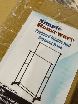 Clothes Rack | Double Rod Garment Rack