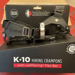 Kahtoola K 10 Hiking Crampon for Snow, Ice Mountaineering &Trekking