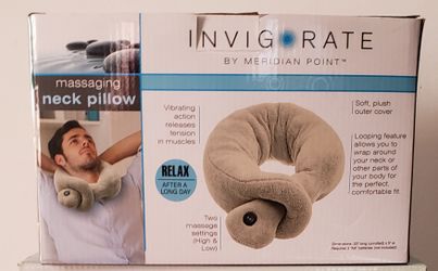 Neck pillow massager