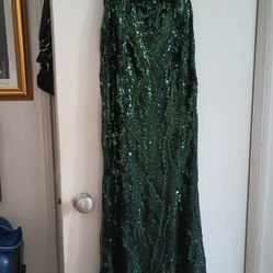 Green Prom , Weeding Evening Dress