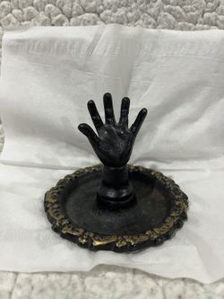 Cast Iron Ring Jewelry Holder Display Vanity Dresser Accessory