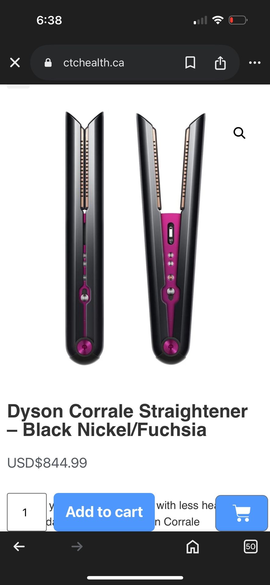 Dyson Corrale Straightener