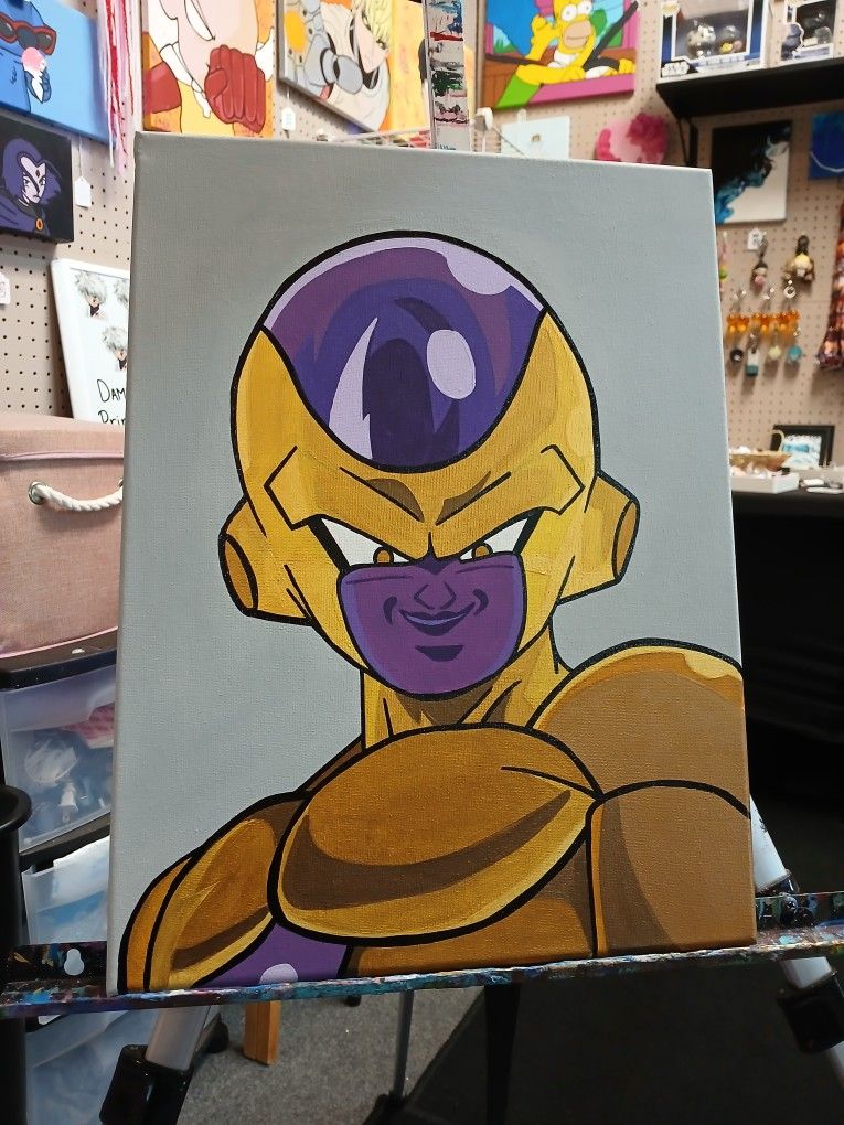12x16 Metallic Golden Frieza
